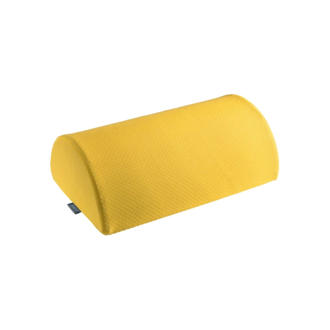 LEITZ Cosy Voetensteun Ergonomisch Met wasbare hoes Geel