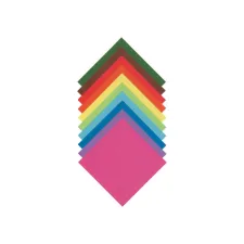 Folia Paper Vouwbladen 10x10cm assorti/pk100v