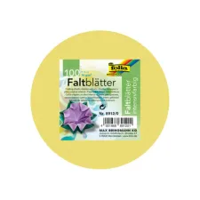 Folia Paper Vouwbladen 12cm rond ass/pk100v