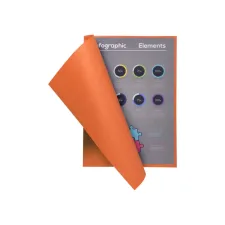 Vouwmap Flash A4 80g oranje/pak100 Vouwmap Flash A4 80g oranje/pak100