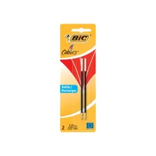 BiC Vulling 4 kleurenpen rood/bs2