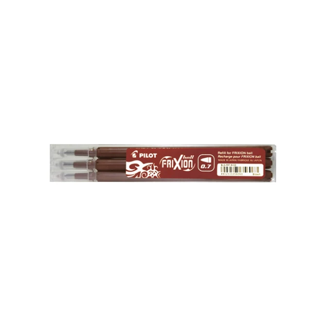 Pilot Vulling Frixion bruin/pk3