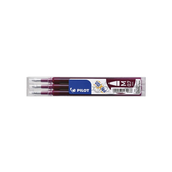 Pilot Vulling Frixion wijnrood/pk3