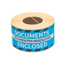 Rillprint Waarschuwingssticker doc ingesloten/p250