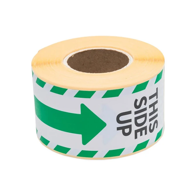 Rillprint Waarschuwingssticker this side up/pk250