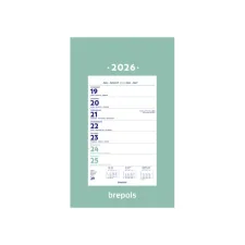 Wand-week kalender BREPOLS op schild 4T