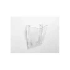 Wandfolderhouder A4 staand transparant