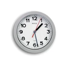 Maul Wandklok Maul step 20 zilver