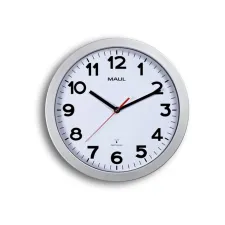 Maul Wandklok Maul step 30RC zilver