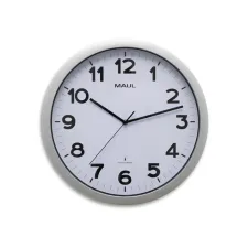 Maul Wandklok Maul step 40RC zilver