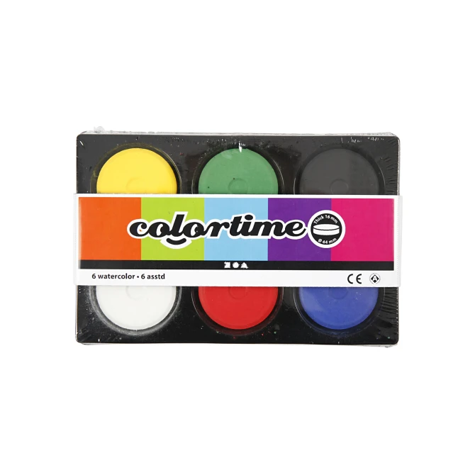 Colortime Waterverf Palet Primair