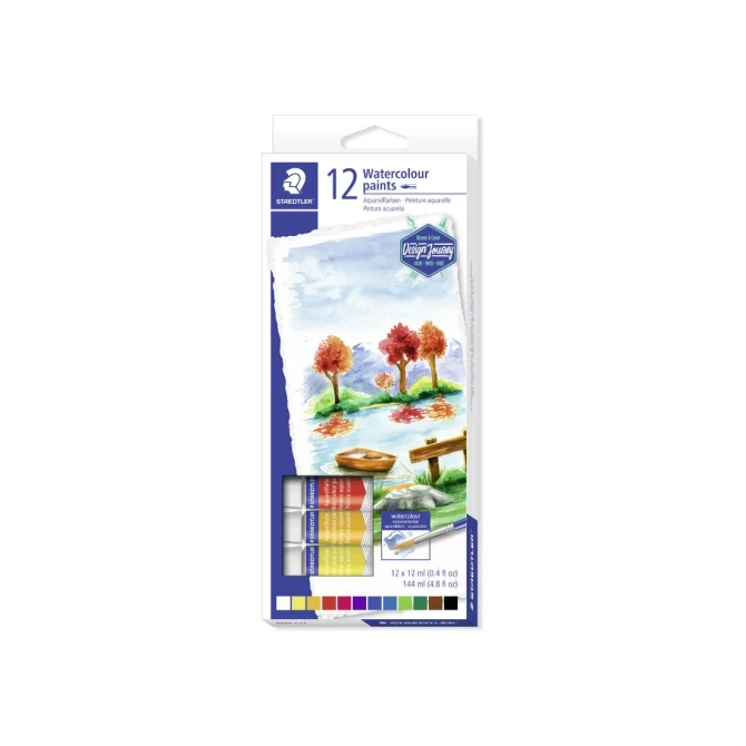 Staedtler Waterverf Aquarel 12ml ass/12