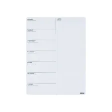 Weekplanner DESQ 40x30cm magnetisch Weekplanner DESQ 40x30cm magnetisch
