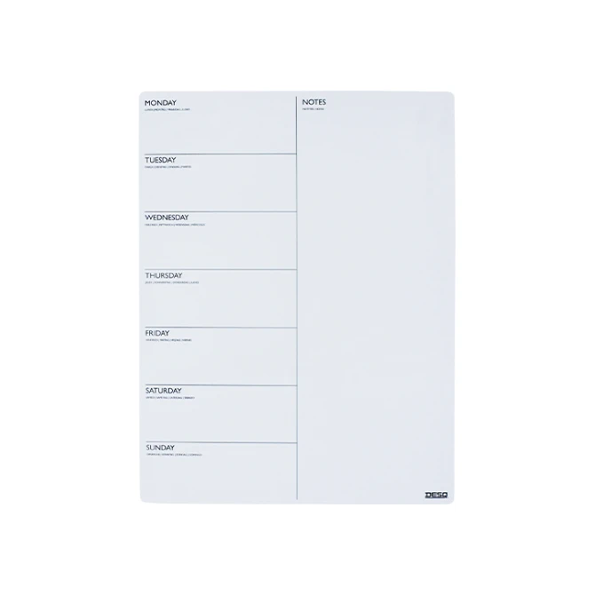 Weekplanner Desq 40x30cm magnetisch
