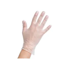 Wegwerphandschoen Vinyl Maat L Wit Transparant (pak 2 stuks) Wegwerphandschoen Vinyl Maat L Wit Transparant (pak 2 stuks)