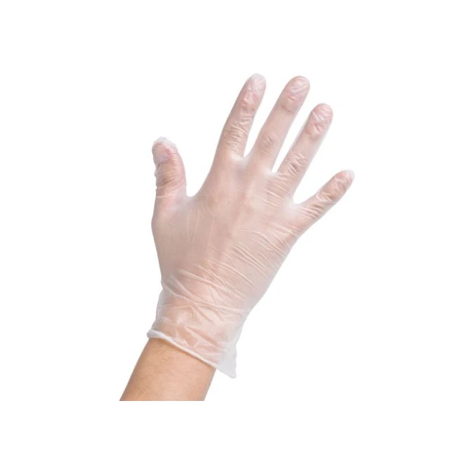 Wegwerphandschoen Vinyl Maat L Wit Transparant (pak 2 stuks) Wegwerphandschoen Vinyl Maat L Wit Transparant (pak 2 stuks)