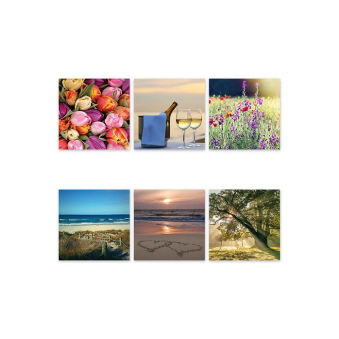 Wenskaart Blanco (pak 12 stuks)