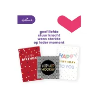 Hallmark Wenskaart Birthday Engelstalig (pak 6 stuks) Hallmark Wenskaart Birthday Engelstalig (pak 6 stuks)