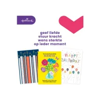 Hallmark Wenskaart Birthday (pak 12 stuks) Hallmark Wenskaart Birthday (pak 12 stuks)