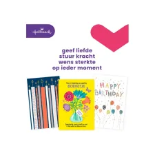 Hallmark Wenskaart Birthday (pak 12 stuks)