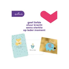 Hallmark Wenskaart Geboortekaart Zoon (pak 6 stuks)