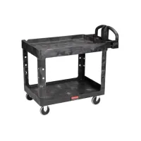 Werkwagen Rubbermaid opstaande rand zw