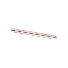 Westcott Acme Roestvrijstalen Schaalstok 30 cm Zilver met rode lijn Westcott Acme Roestvrijstalen Schaalstok 30 cm Zilver met rode lijn