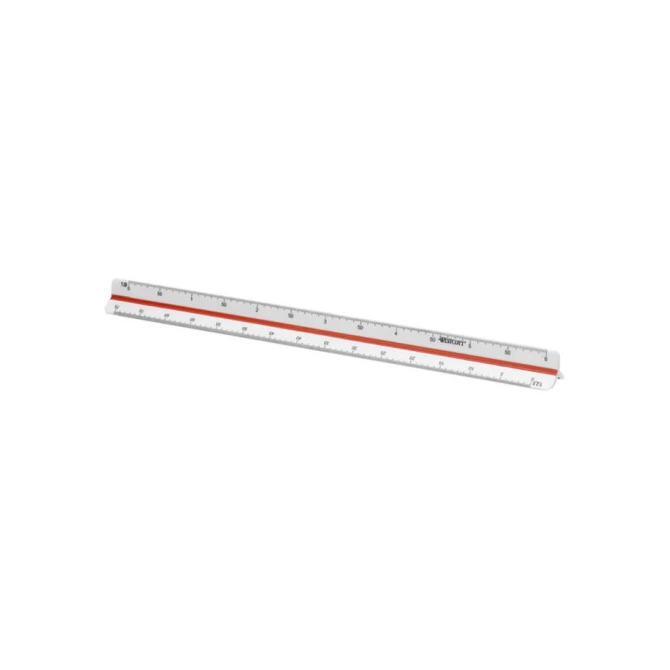 Westcott Acme Roestvrijstalen Schaalstok 30 cm Zilver met rode lijn Westcott Acme Roestvrijstalen Schaalstok 30 cm Zilver met rode lijn