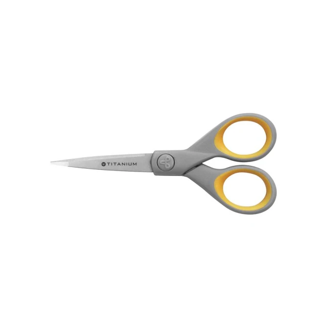 Westcott Super Softgrip Schaar Titanium 130 mm 5 inch Symmetrisch Westcott Super Softgrip Schaar Titanium 130 mm 5 inch Symmetrisch