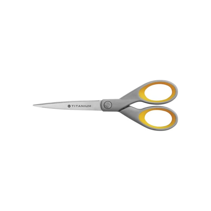 Westcott Super Softgrip Schaar Titanium 180 mm 7 inch Symmetrisch Westcott Super Softgrip Schaar Titanium 180 mm 7 inch Symmetrisch