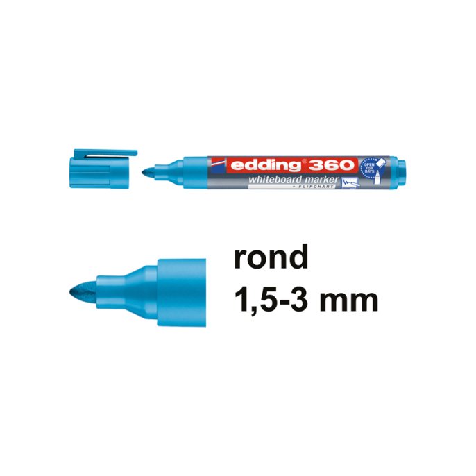 Whiteb marker EDDING 360 1.5-3mm lbl/p10 Whiteb marker EDDING 360 1.5-3mm lbl/p10