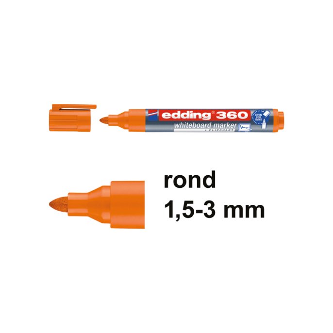 Whiteb marker EDDING 360 1.5-3mm or (10 stuks) Whiteb marker EDDING 360 1.5-3mm or (10 stuks)
