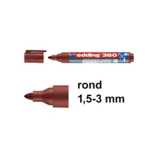 Whiteboardmarker EDDING 360 1.5-3mm br (10 stuks)