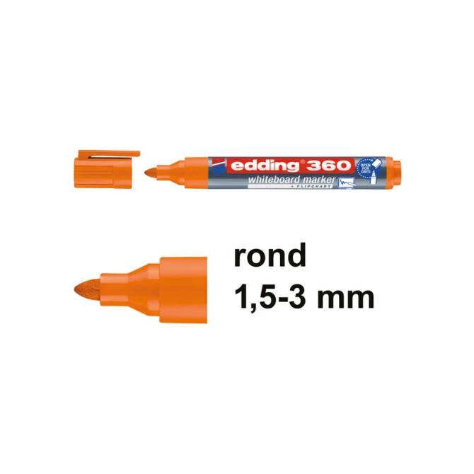Whiteb marker EDDING 360 1.5-3mm or (10 stuks)