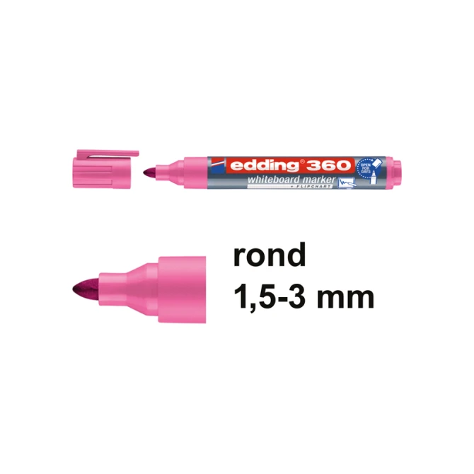 Whiteb marker EDDING 360 1.5-3mm rz (10 stuks)