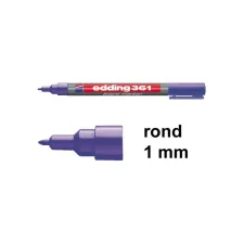 Whiteboardmarker EDDING 361 1mm violet (10 stuks)