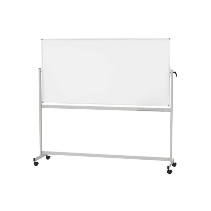 Whiteboard 100x200cm kantelbaar grijs