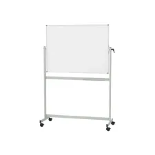 Whiteboard 100x210cm kantelbaar grijs