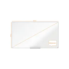 Whiteboard Nobo impr.Pro staal 155x87cm Whiteboard Nobo impr.Pro staal 155x87cm