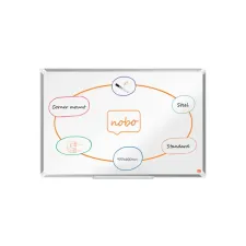 NOBO Whiteboard Premium Plus Magnetisch Staal 90x60cmm