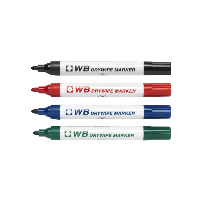 WB Whiteboardmarker 2 mm Assorti (pak 4 stuks) WB Whiteboardmarker 2 mm Assorti (pak 4 stuks)
