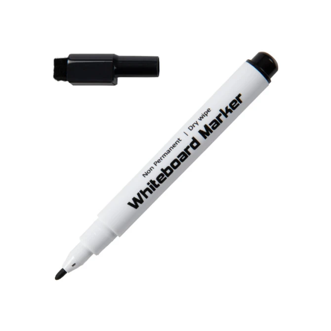 DESQ Whiteboardmarker Medium 2 mm Wisdop Zwart (1 pak x 5 stuks)