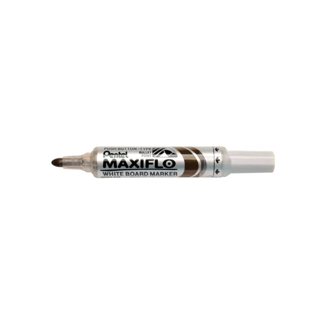 PENTEL Whiteboardmarker PENTEL 3mm bruin/pk12