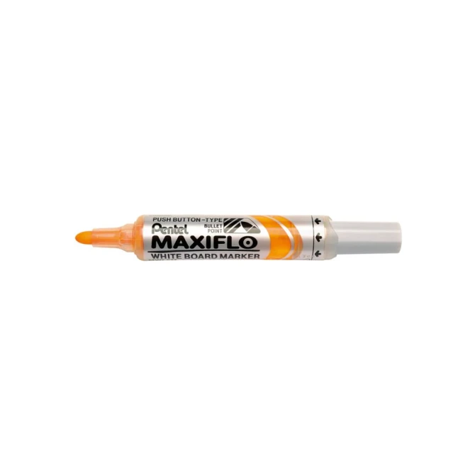 PENTEL Whiteboardmarker PENTEL 3mm geel/pk12 PENTEL Whiteboardmarker PENTEL 3mm geel/pk12