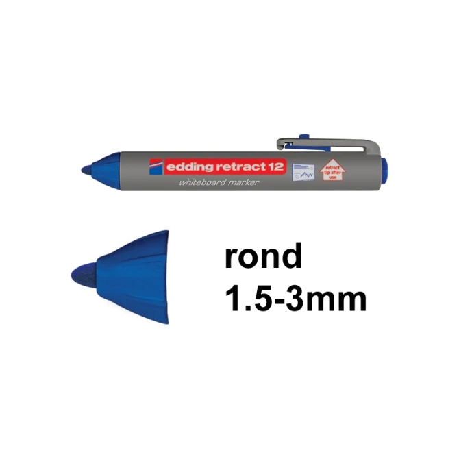 Whiteboardmarker EDDING 12 1.5-3mm bl/10