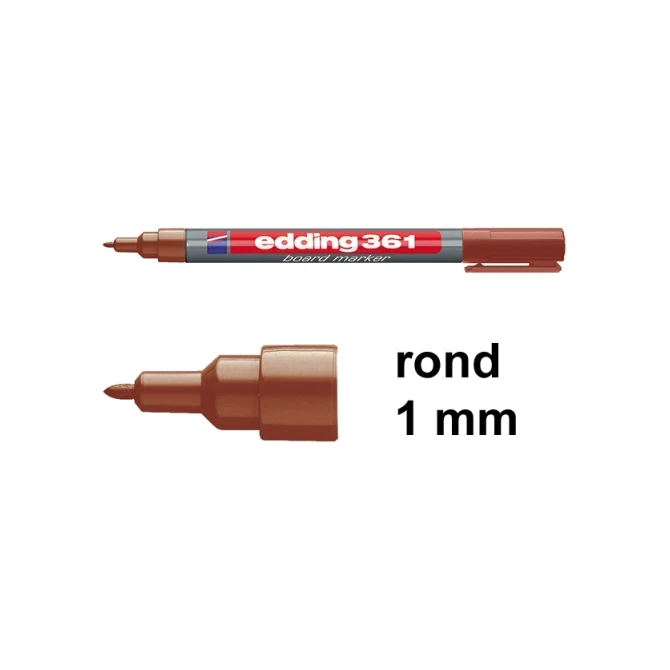Whiteboardmarker EDDING 361 1mm br (10 stuks)