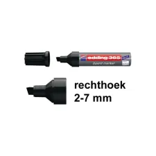 Whiteboardmarker EDDING 365 2-7mm zw/p10