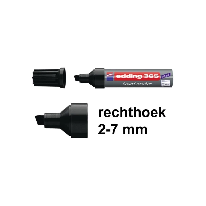 Whiteboardmarker EDDING 365 2-7mm zw/p10