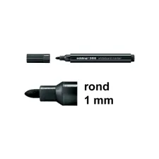 Whiteboardmarker EDDING 366 1mm zw (10 stuks)