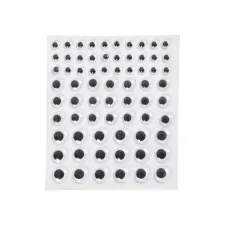 Creotime Wiebelogen 8. 12 & 14 mm Zelfklevend Wit (pak 69 stuks)